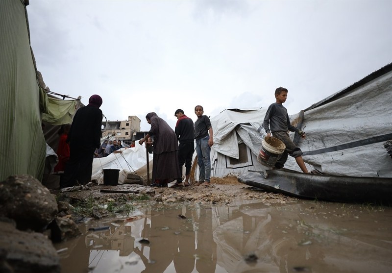 روایت دردناک از آوارگان غزه کابوس مرگ بر اثر سرما دوباره برگشت